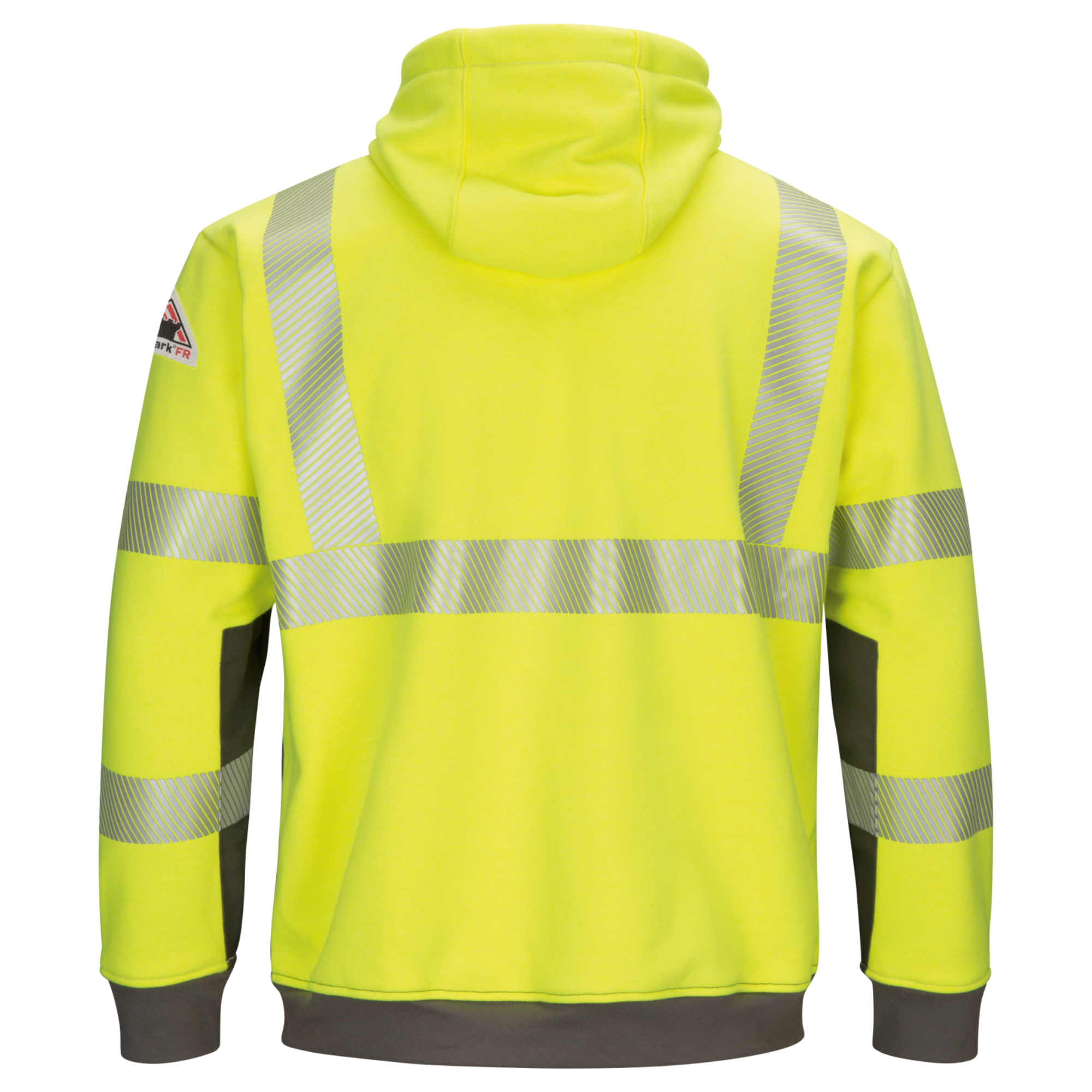 Bulwark Men's FR Hi-Visibility Color Block Pullover Fleece Sweatshirt from Columbia Safety